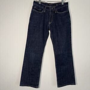 John Varvatos Boys Dark Wash Denim Straight Leg 16R 28 Waist Made In USA Jeans